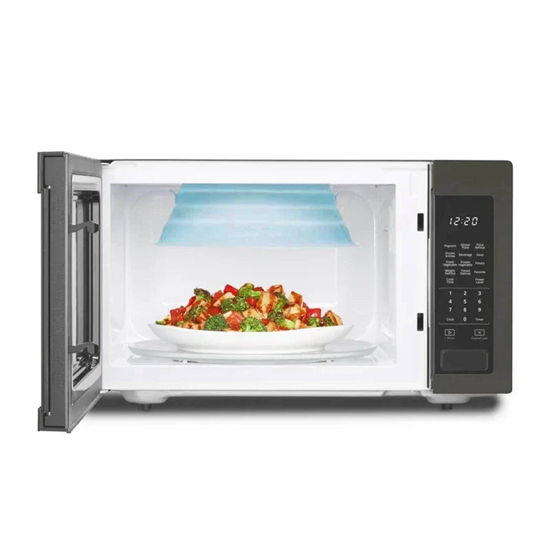 2-in-1 Collapsible Microwave Cover & Heat-Resistant Grip